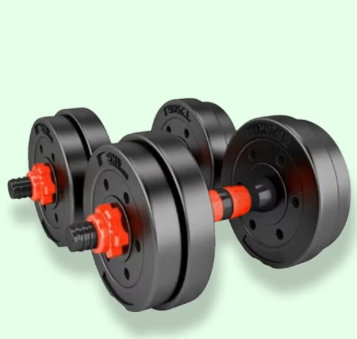 Adjustable 10KG Dumbbell Set for Home Gym & Fitness Training