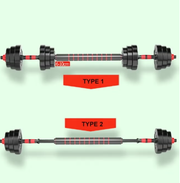 Adjustable 10KG Dumbbell Set for Home Gym & Fitness Training
