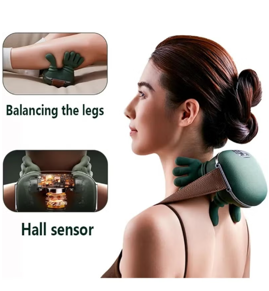 Smart 4D Neck & Shoulder Massager with Heat & Deep Kneading